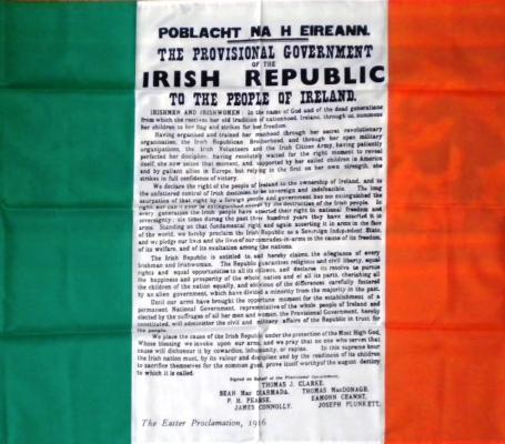 Irish independence flag 1916